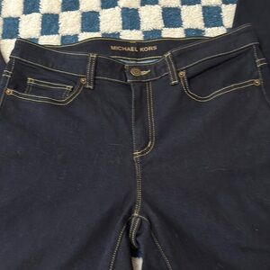 Michael Kors Dark Blue Izzy Skinny  NWOT
